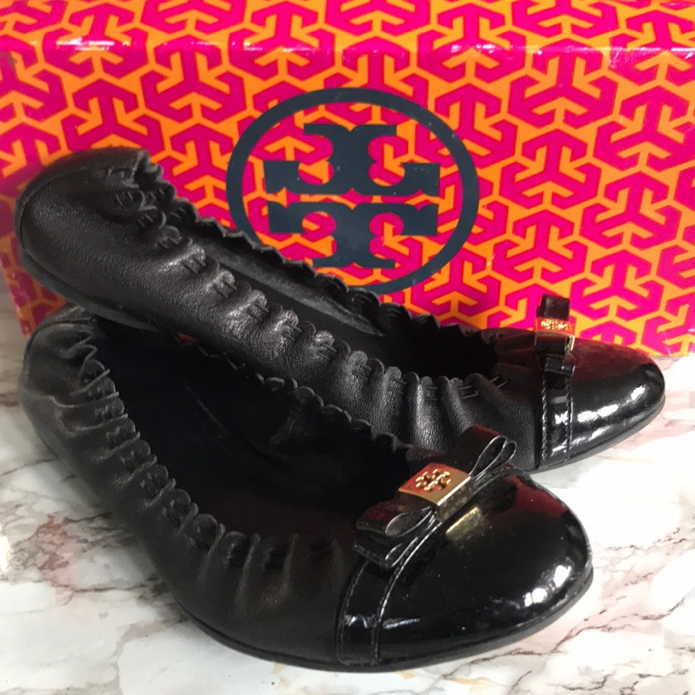 Tory Burch Romy-Landed Ballet Flats